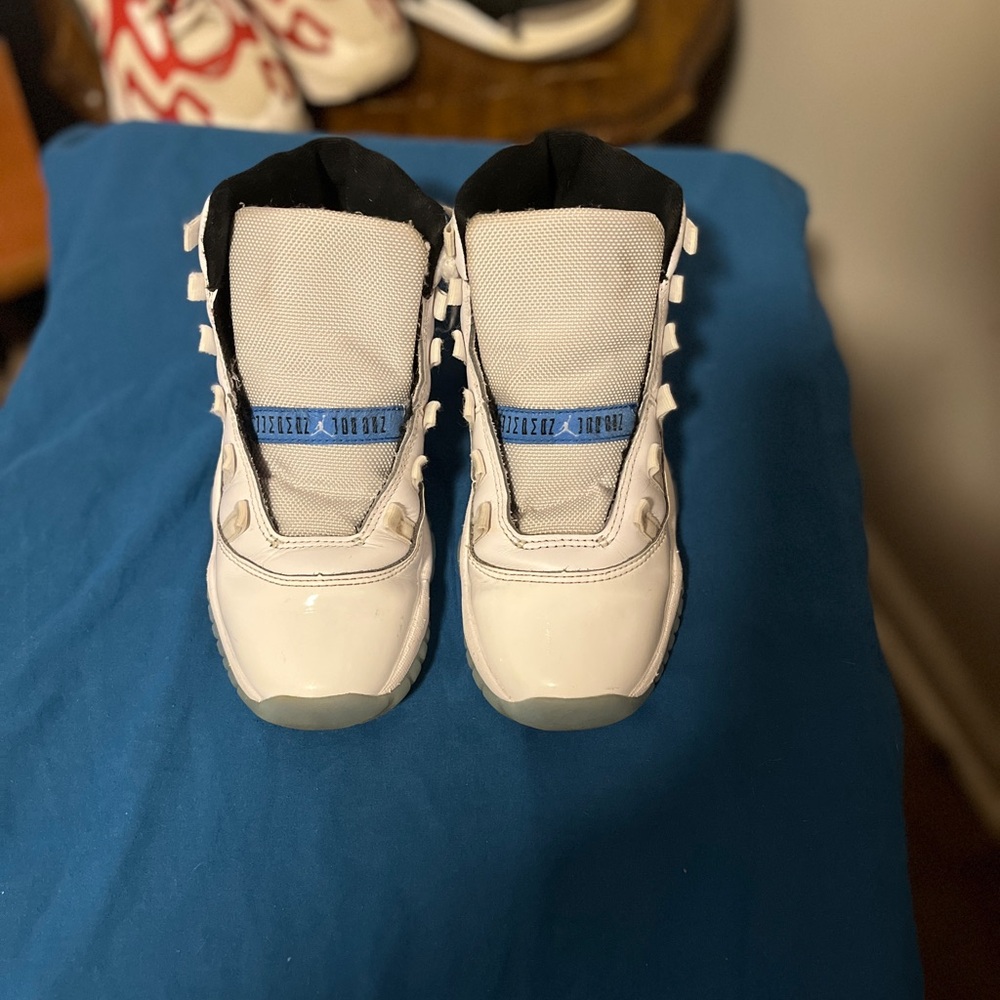 Jordan Kids White and Black Sneakers
